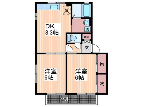 アネックス口田の物件間取画像